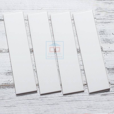 Gạch thẻ trắng mờ 10x30cm STA1306