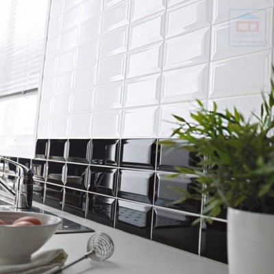 Gạch thẻ 75x150 mm trắng bóng vát PSTA75150-B