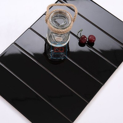 Gạch thẻ đen bóng 75x300 mm PSTA75307