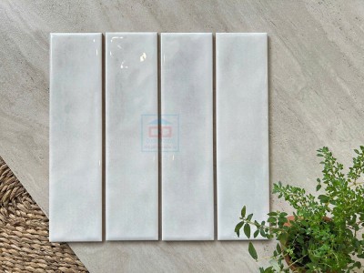 Gạch thẻ 75x300 mm trắng lượn mặt M7532P0