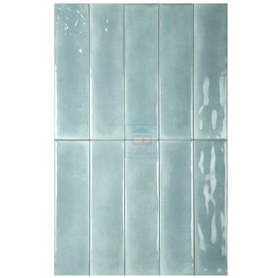 Gạch thẻ 75x300 mm xanh lam lượn mặt M7532P2