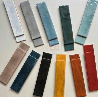 Gạch thẻ 75x300 mm nâu lượn mặt M7532P4