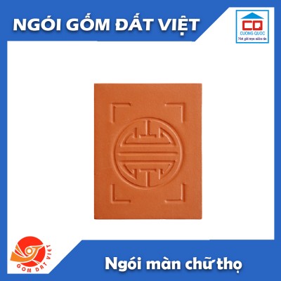 Ngói màn chữ thọ Gốm Đất Việt