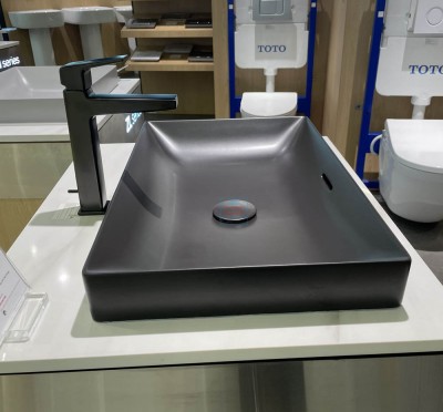 Chậu đặt bàn vành mỏng TOTO LT4716G19#MBL