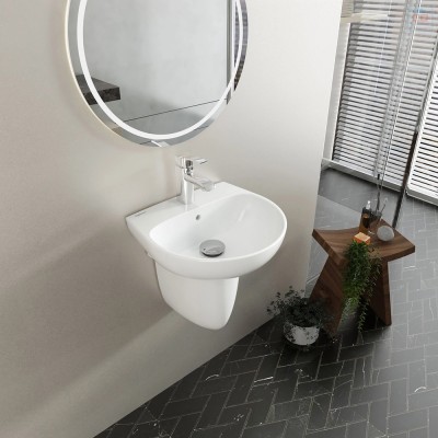 Chậu lavabo treo tường Viglacera V523