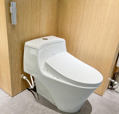 Bồn cầu 1 khối nắp điện tử TOTO MS823CDRW23