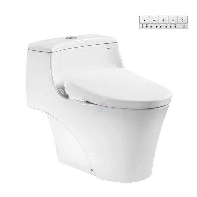 Bồn cầu 1 khối nắp điện tử TOTO MS823CDRW23