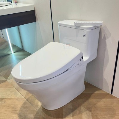 Bồn cầu 1 khối nắp rửa điện tử TOTO MS857CDW23
