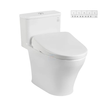 Bồn cầu 1 khối nắp rửa điện tử TOTO MS857CDW23