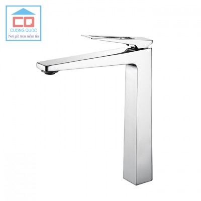 Vòi lavabo nóng lạnh Basic Lucas-H màu Chrome