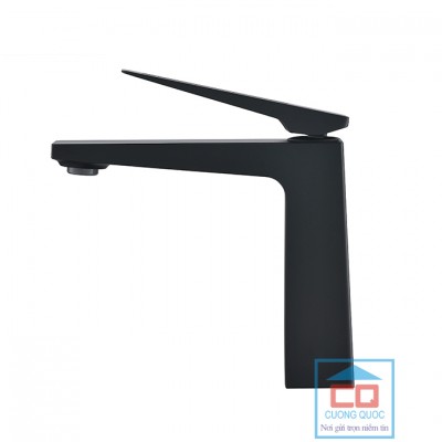 Vòi lavabo nóng lạnh Basic Lucas-LB màu PVD Black