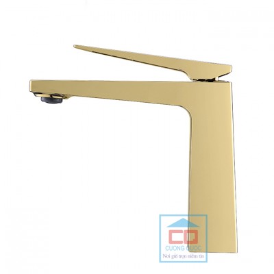 Vòi lavabo nóng lạnh Basic Lucas-LG màu PVD Gold