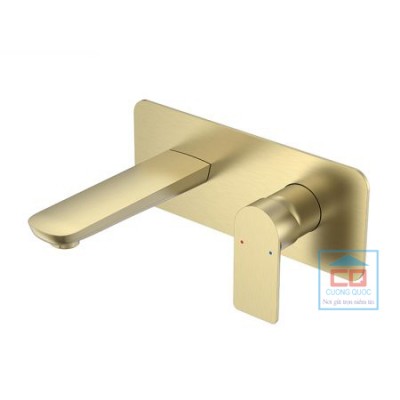 Vòi nóng lạnh âm tường Basic BW-46017G màu PVD Gold