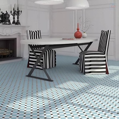 Gạch bông men 20x20cm DC218