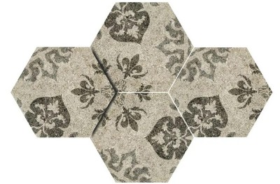 Gạch bông lục giác 20x23cm DZ2301