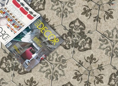 Gạch bông lục giác 20x23cm DZ2301