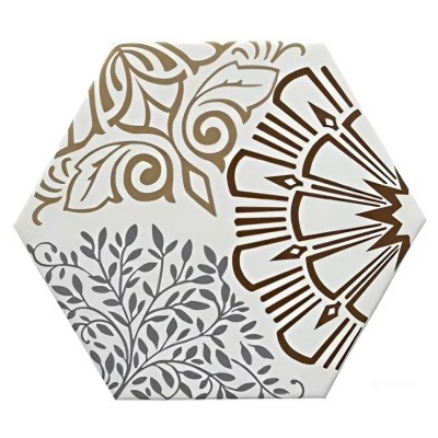 Gạch bông lục giác 20x23cm GOL23361