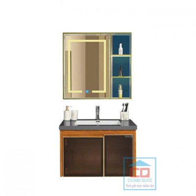 Bộ tủ gương phòng tắm Basic cao cấp GOLDEN-2