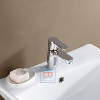 Vòi lavabo nóng lạnh Basic BW-601V (tặng xả lavabo)