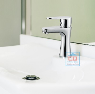 Vòi lavabo nóng lạnh Basic BW-605V (tặng xả lavabo)