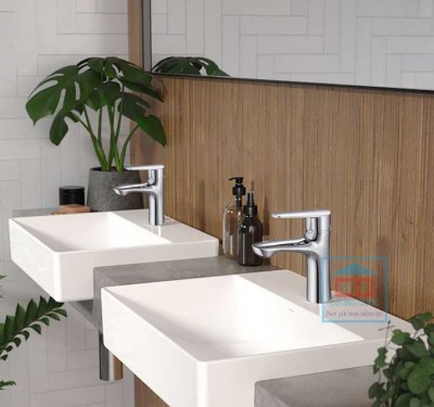 Vòi lavabo nóng lạnh Basic BW-607V (tặng xả lavabo)