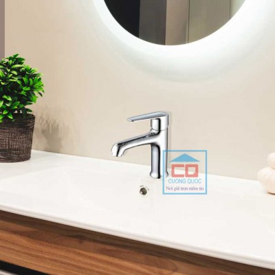 Vòi lavabo nóng lạnh Basic BW-609V (tặng xả lavabo)