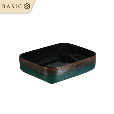 Chậu lavabo đặt bàn Basic BSB-8016WG