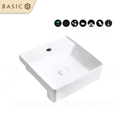Chậu lavabo bán âm bàn Basic BSB-1274H