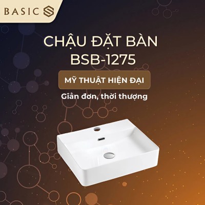 Chậu lavabo đặt bàn Basic BSB-1275