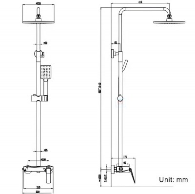 Sen cây nóng lạnh Basic Cavoli-S