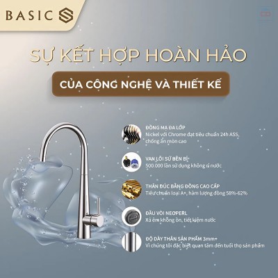 Vòi chậu rửa bát Basic BK-64062
