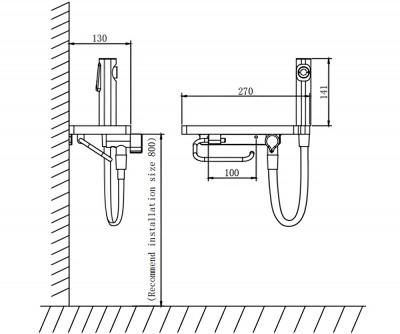 Bộ vòi xịt đa năng Basic BP-13976B