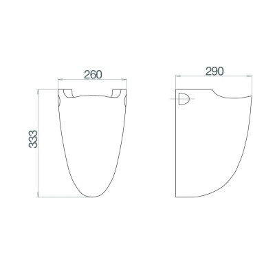 Chân chậu lavabo Viglacera BS503