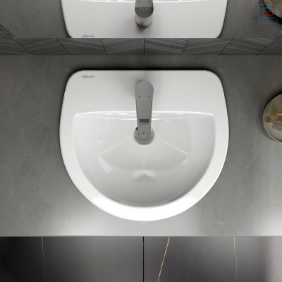 Chậu lavabo dương vành Viglacera CD12