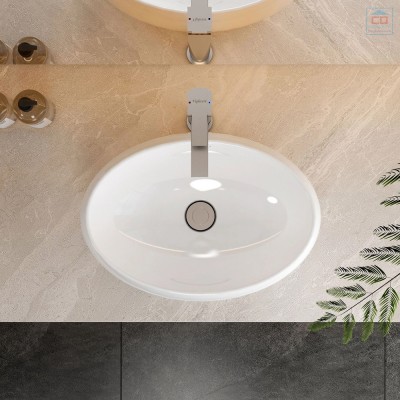 Chậu lavabo đặt bàn Viglacera CD30