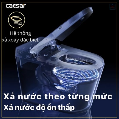 Bồn cầu thông minh Caesar CA1389H
