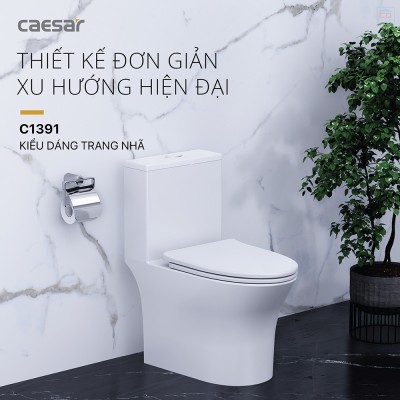 Bồn cầu một khối Caesar C1391