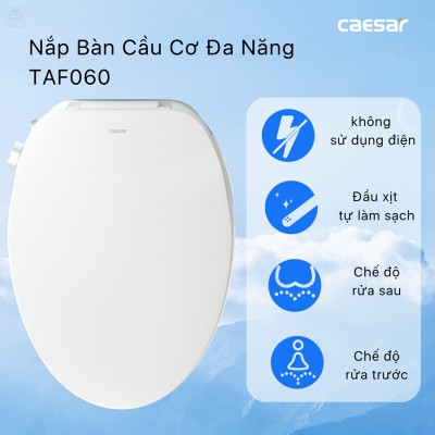 Bồn cầu nắp rửa cơ Caesar CD1341 + TAF060