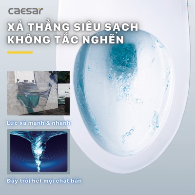 Bồn cầu treo tường Caesar CPT1505