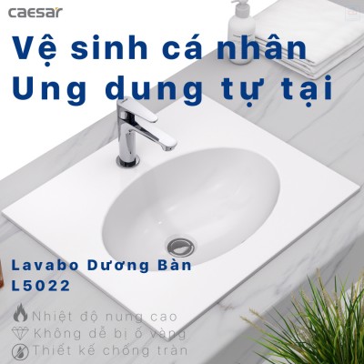 Chậu lavabo dương bàn Caesar L5022