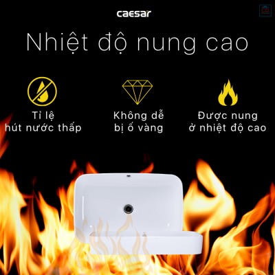 Chậu lavabo đặt bàn Caesar L5262