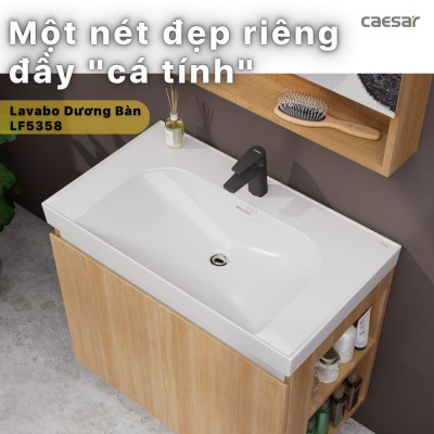 Chậu lavabo dương bàn Caesar LF5358