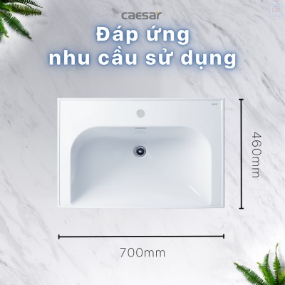 Chậu lavabo dương bàn Caesar LF5357