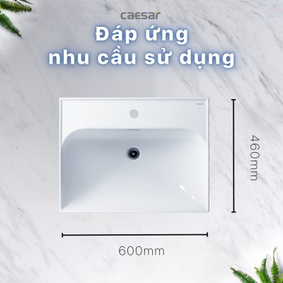 Chậu lavabo dương bàn Caesar LF5356