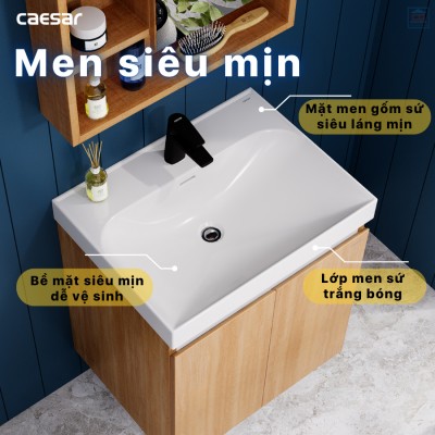 Chậu lavabo dương bàn Caesar LF5356