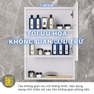 Tủ gương phòng tắm Caesar EM0145V