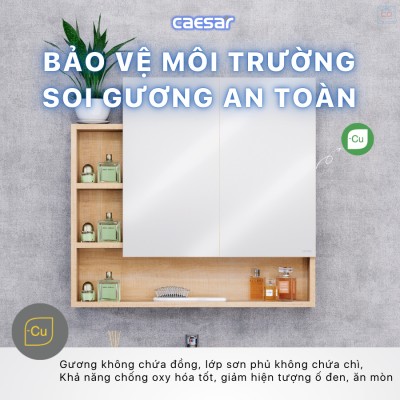 Tủ gương phòng tắm Caesar EM0180W7V
