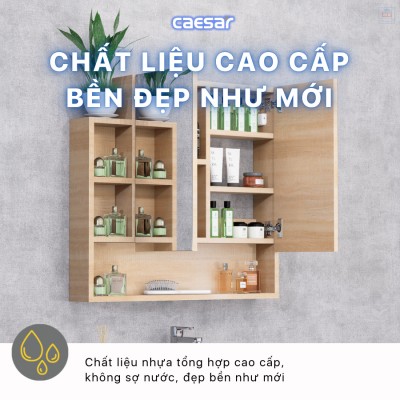 Tủ gương phòng tắm Caesar EM0180W7V