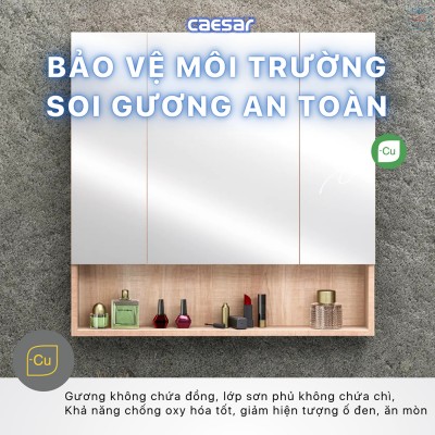 Tủ gương phòng tắm Caesar EM1180W7V
