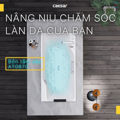 Bồn tắm xây Caesar AT0870